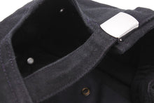 Load image into Gallery viewer, BALMAIN バルマン キャップ 帽子 ブランドロゴ RH1A009C056 コットン ブラック シルバー サイズTU 美品 中古 44018