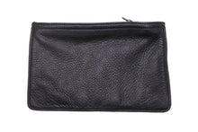 Load image into Gallery viewer, CHROME HEARTS クロムハーツ ポーチ 小物入れ ダガージップ ジッパーチェンジパース レザー シルバー925 ブラック 美品 中古 44036