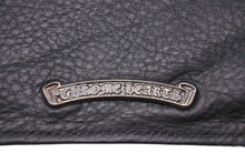 Load image into Gallery viewer, CHROME HEARTS クロムハーツ ポーチ 小物入れ ダガージップ ジッパーチェンジパース レザー シルバー925 ブラック 美品 中古 44036