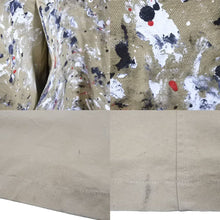 Load image into Gallery viewer, 極美品 BALENCIAGA バレンシアガ 22AW コート Artists paint-splatter car coat コットン ベージュ マルチカラー 46 中古 44047