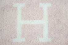 画像をギャラリービューアに読み込む, HERMES エルメス アヴァロン H柄 ハンドタオル ハンカチ 衣料品 70g コットン ピンク ホワイト 美品 中古 44052
