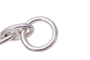 HERMES エルメス ブレスレット シェーヌダンクル GM 10コマ 新刻印 59.8g シルバー 925 バングル アクセサリー 美品 44061
