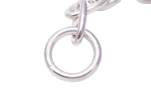 HERMES エルメス ブレスレット シェーヌダンクル GM 10コマ 新刻印 59.8g シルバー 925 バングル アクセサリー 美品 44061