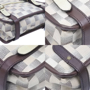 LOUIS VUITTON ルイ・ヴィトン ダミエルン トロター ショルダーバッグ 鞄 カバン ロゴ キャンバス レザー 中古 44064