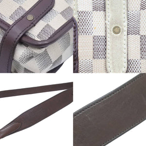 LOUIS VUITTON ルイ・ヴィトン ダミエルン トロター ショルダーバッグ 鞄 カバン ロゴ キャンバス レザー 中古 44064