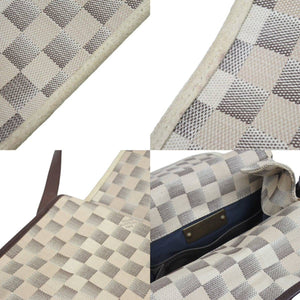LOUIS VUITTON ルイ・ヴィトン ダミエルン トロター ショルダーバッグ 鞄 カバン ロゴ キャンバス レザー 中古 44064