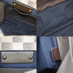 LOUIS VUITTON ルイ・ヴィトン ダミエルン トロター ショルダーバッグ 鞄 カバン ロゴ キャンバス レザー 中古 44064