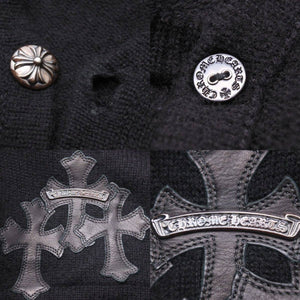 Chrome Hearts クロムハーツ クロスボールボタンカシミアニット