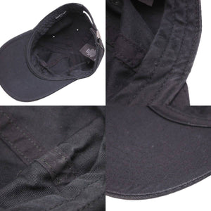 BALENCIAGA バレンシアガ キャンペーン ロゴ キャップ 17AW ブラック 帽子 474622 410B7 サイズL 14039 中古 44082