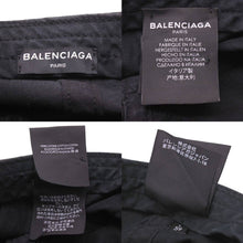 画像をギャラリービューアに読み込む, BALENCIAGA バレンシアガ キャンペーン ロゴ キャップ 17AW ブラック 帽子 474622 410B7 サイズL 14039 中古 44082