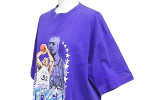 NBA ヴィンテージ 半袖Ｔシャツ シャキールオニール シャック オーランドマジック パープル サイズXL 中古 44090