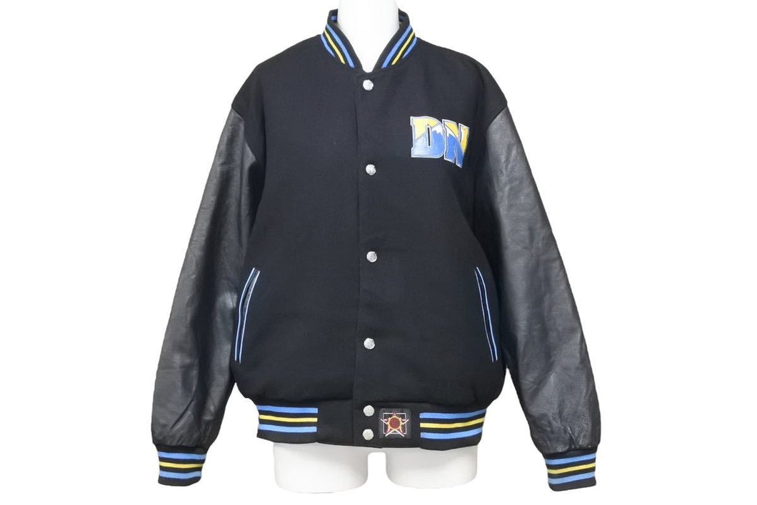 JH Design ヴィンテージ リバーシブルスタジアムジャケット 本革 NBA デンバーナゲッツ キッズ2XL 中古 44094