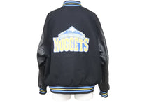 画像をギャラリービューアに読み込む, JH Design ヴィンテージ リバーシブルスタジアムジャケット 本革 NBA デンバーナゲッツ キッズ2XL 中古 44094