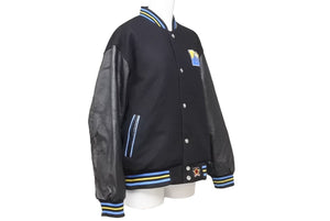 JH Design ヴィンテージ リバーシブルスタジアムジャケット 本革 NBA デンバーナゲッツ キッズ2XL 中古 44094
