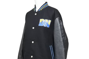 JH Design ヴィンテージ リバーシブルスタジアムジャケット 本革 NBA デンバーナゲッツ キッズ2XL 中古 44094