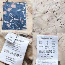 Load image into Gallery viewer, VISVIM ビズビム KERCHIEF DOWN JKT 限定ICT ヴィンテージバンダナパッチワークダウンジャケット レッド サイズS 美品 中古 44140