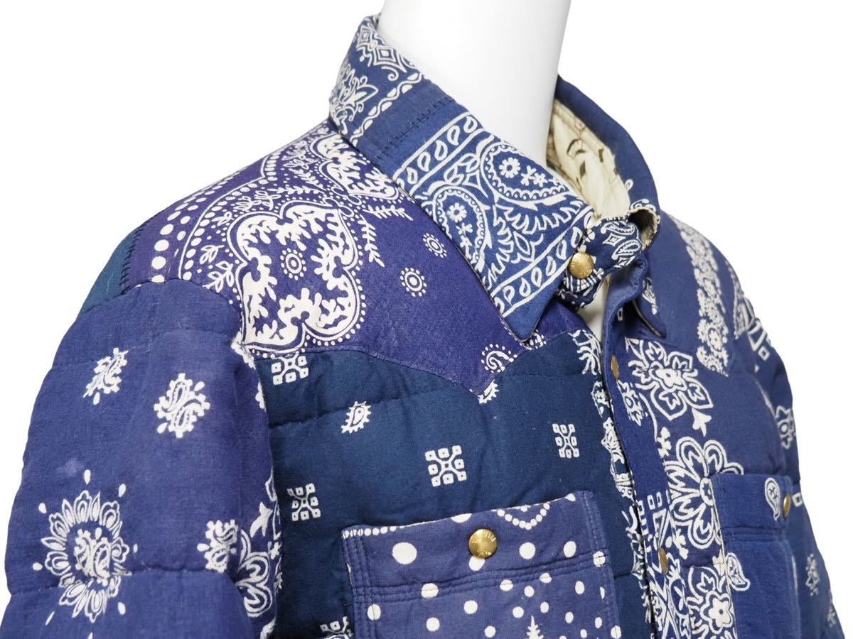 VISVIM ビズビム KERCHIEF DOWN JKT 限定ICT ヴィンテージバンダナ 