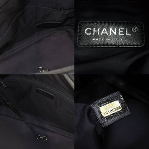 CHANEL シャネル バリビアリッツトートMM トートバッグ A34209 ブラック ココマーク ハンドバッグ 美品 中古 44152
