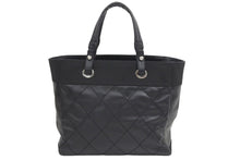 Load image into Gallery viewer, CHANEL シャネル バリビアリッツトートMM トートバッグ A34209 ブラック ココマーク ハンドバッグ 美品 中古 44152