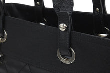 Load image into Gallery viewer, CHANEL シャネル バリビアリッツトートMM トートバッグ A34209 ブラック ココマーク ハンドバッグ 美品 中古 44152