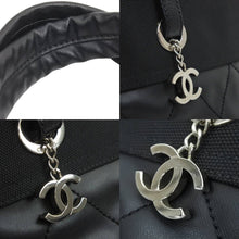 Load image into Gallery viewer, CHANEL シャネル バリビアリッツトートMM トートバッグ A34209 ブラック ココマーク ハンドバッグ 美品 中古 44152