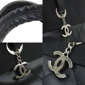 CHANEL シャネル バリビアリッツトートMM トートバッグ A34209 ブラック ココマーク ハンドバッグ 美品 中古 44152