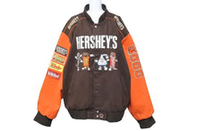 Load image into Gallery viewer, JH Design HERSHEYS ハーシー 2000 ヴィンテージ ブルゾンジャケット Reeses RACING レーシングジャケット XXL 中古 44158