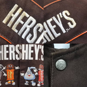 JH Design HERSHEYS ハーシー 2000 ヴィンテージ ブルゾンジャケット Reeses RACING レーシングジャケット XXL 中古 44158