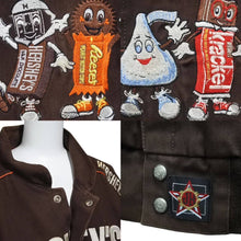 Load image into Gallery viewer, JH Design HERSHEYS ハーシー 2000 ヴィンテージ ブルゾンジャケット Reeses RACING レーシングジャケット XXL 中古 44158