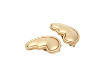 Load image into Gallery viewer, GIVENCHY ジバンシィ イヤリング ヴィンテージ アクセサリー 小物 そら豆形 GP ゴールド 美品 中古 44170