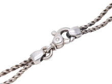 Load image into Gallery viewer, TIFFANY&amp;Co. ティファニー ダブル ハート ロープ ネックレス 925・750 コンビ シルバー ゴールド 43.3g 美品 中古 44184