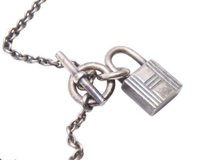 HERMES エルメス ケリー カデナ ネックレス シルバー925 12.3g アクセサリー ジュエリー 小物 中古 44185