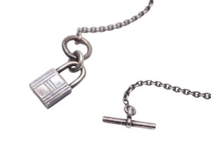 HERMES エルメス ケリー カデナ ネックレス シルバー925 12.3g アクセサリー ジュエリー 小物 中古 44185