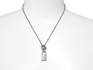 HERMES エルメス ケリー カデナ ネックレス シルバー925 12.3g アクセサリー ジュエリー 小物 中古 44185