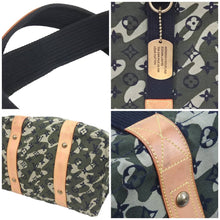 Load image into Gallery viewer, LOUIS VUITTON ルイヴィトン トレイ カモフラージュ モノグラム トートバッグ 村上隆 限定 迷彩柄 M95783 美品 中古 44194