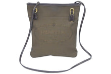 Load image into Gallery viewer, PRADA プラダ ショルダーバック ジャガード レザー ブラウン 茶色 ロゴ ポシェット スナップボタン 美品 中古 44207
