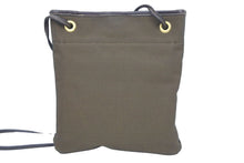 Load image into Gallery viewer, PRADA プラダ ショルダーバック ジャガード レザー ブラウン 茶色 ロゴ ポシェット スナップボタン 美品 中古 44207