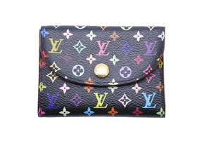 LOUIS VUITTON ルイヴィトン アンヴェロップ カードケース カルト ドゥ ヴィジット 財布 モノグラムマルチカラー 美品 中古 44231