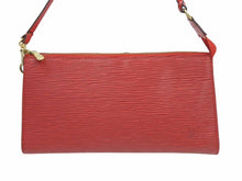 Load image into Gallery viewer, LOUIS VUITTON ポシェット アクセソワール ハンドバッグ エピ レザー カーマイン レッド M40776 美品 中古 44254