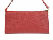 Load image into Gallery viewer, LOUIS VUITTON ポシェット アクセソワール ハンドバッグ エピ レザー カーマイン レッド M40776 美品 中古 44254