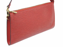 Load image into Gallery viewer, LOUIS VUITTON ポシェット アクセソワール ハンドバッグ エピ レザー カーマイン レッド M40776 美品 中古 44254
