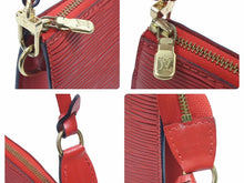 Load image into Gallery viewer, LOUIS VUITTON ポシェット アクセソワール ハンドバッグ エピ レザー カーマイン レッド M40776 美品 中古 44254