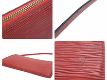 Load image into Gallery viewer, LOUIS VUITTON ポシェット アクセソワール ハンドバッグ エピ レザー カーマイン レッド M40776 美品 中古 44254