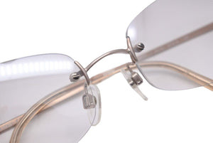 極美品 CHANEL シャネル サングラス ココマーク メガネ 眼鏡 アイウェア ロゴ 4002 c.194/61 クリア 57□19 中古 44265