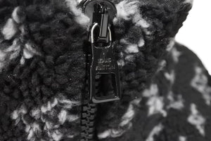 LOUIS VUITTON ルイヴィトン 21SS モノグラム フリース オーバーサイズ ブルゾン HKY44W ブラック サイズ 44 美品 中古 44274