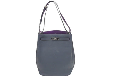 HERMES エルメス ソーケリー26 ブルーオーシャン ウルトラバイオレット □Q 2013年 バイカラー 美品 中古 44303