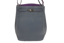 Load image into Gallery viewer, HERMES エルメス ソーケリー26 ブルーオーシャン ウルトラバイオレット □Q 2013年 バイカラー 美品 中古 44303