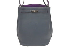 HERMES エルメス ソーケリー26 ブルーオーシャン ウルトラバイオレット □Q 2013年 バイカラー 美品 中古 44303