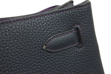 Load image into Gallery viewer, HERMES エルメス ソーケリー26 ブルーオーシャン ウルトラバイオレット □Q 2013年 バイカラー 美品 中古 44303