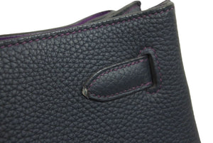 HERMES エルメス ソーケリー26 ブルーオーシャン ウルトラバイオレット □Q 2013年 バイカラー 美品 中古 44303